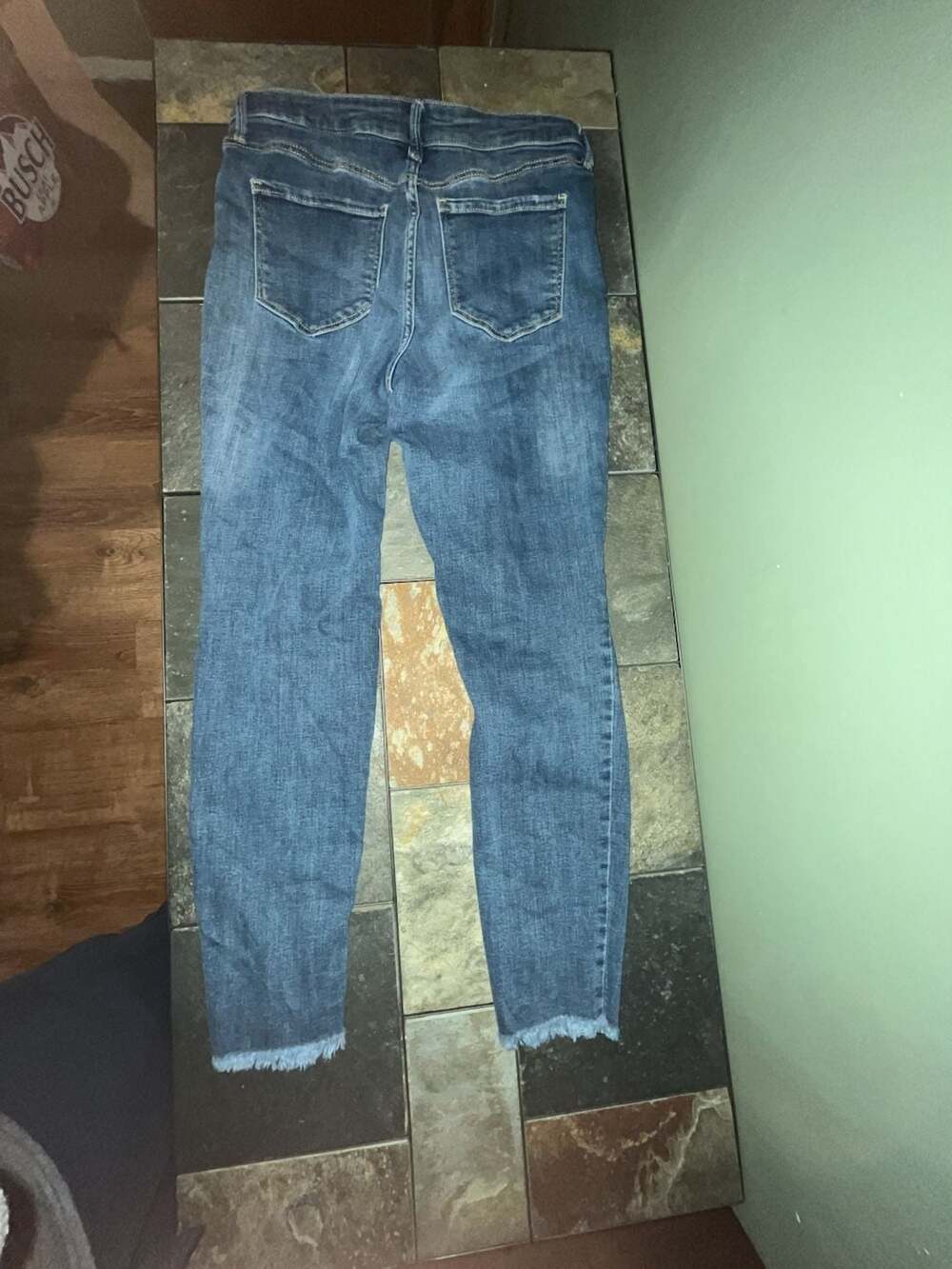 Old Navy Rockstar Super Skinny High Rise Distressed Jeans